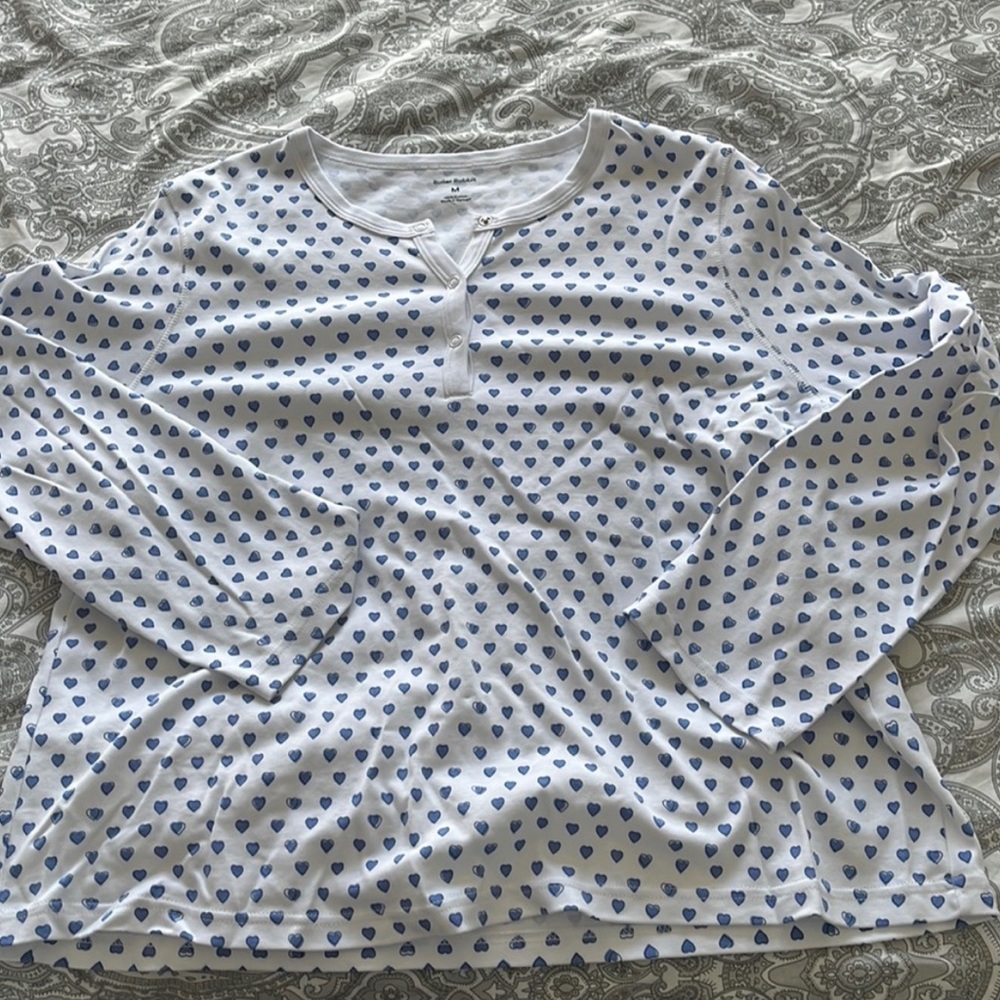 blue roller rabbit heart pajamas